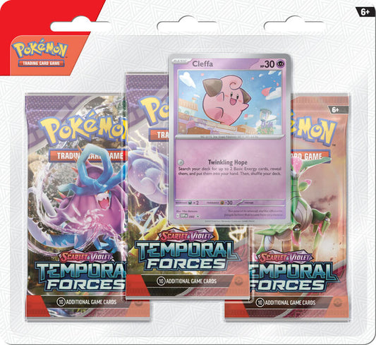 Pokemon SV5 Temporal Forces 3 Pack Blister