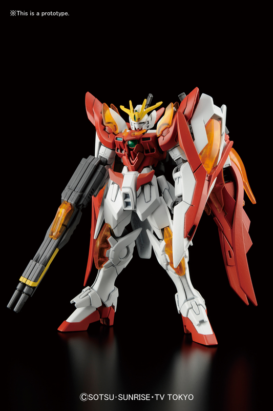 BANDAI Hobby HGBF 1/144 Wing Gundam Zero Honoo HGBF (Build Fighters)