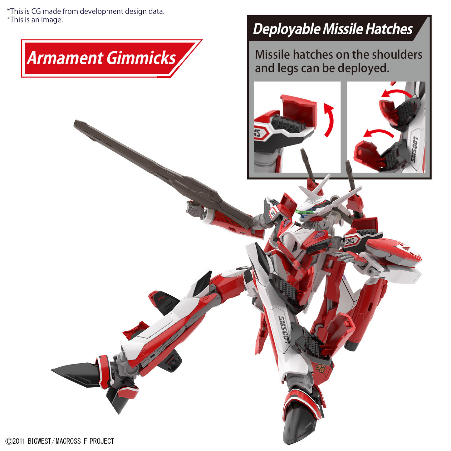 HG 1/100 YF-29 DURANDAL VALKYRIE (ALTO SAOTOME USE)